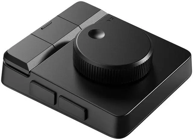 Main image of D100H Wireless Video Editing Keyboard with Dial Knob | Haptic Dial, 7 Customizable Keys, Dual-Mode 60-Day Battery, BLE 5.0 3-Device, Connect Lighting & Smart Home