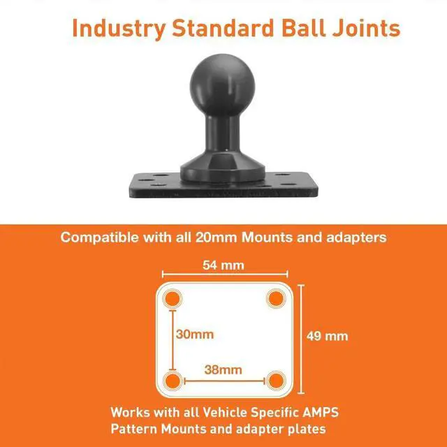 Alt view image 4 of 6 - TabDock FixedPro360 Tablet Drill Base Metal Multi-Angle Mount 7-11"