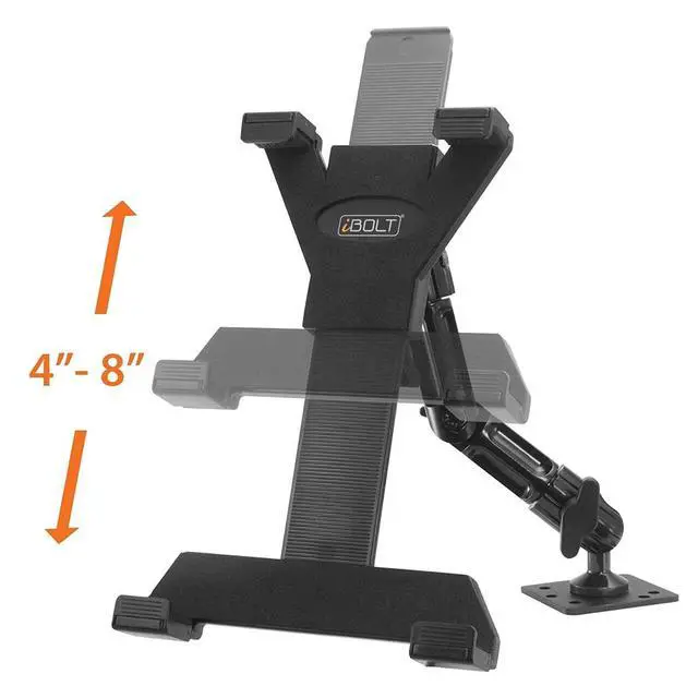 Alt view image 5 of 6 - TabDock FixedPro360 Tablet Drill Base Metal Multi-Angle Mount 7-11"