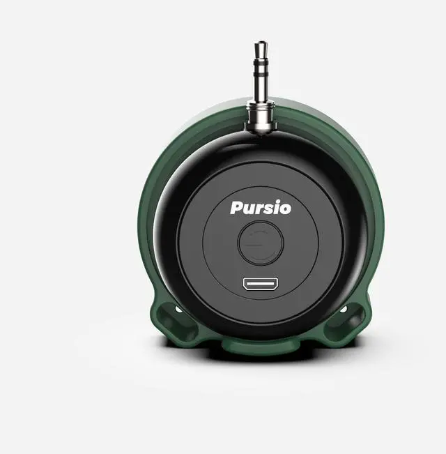 Alt view image 3 of 6 - Mini Portable 3.5mm Line-in Aux Speaker, 5W Quality Sound Rubber Stand