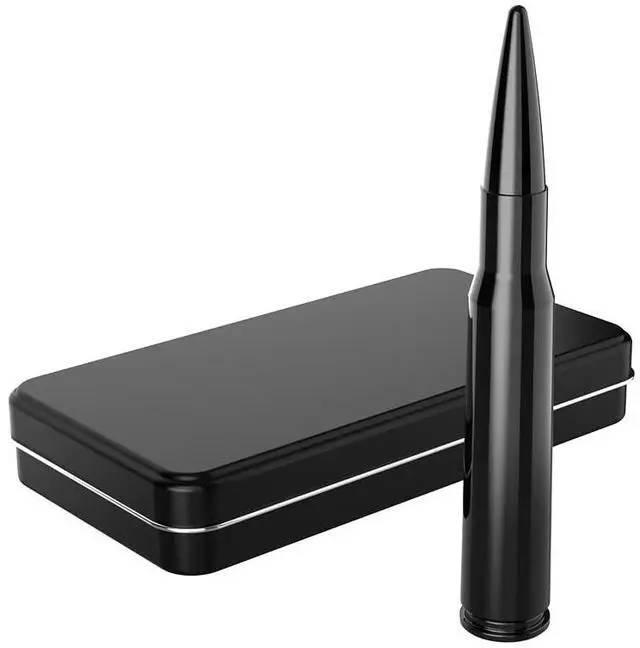 Main image of Short Antenna Compatible with Dodge RAM 1500 2500 3500 & Ford F150 F250 F350 Super Duty 1990+, Internal Copper Coil for Enhanced Reception, Car Wash Proof, 50 Cal ABS Antenna Replacement
