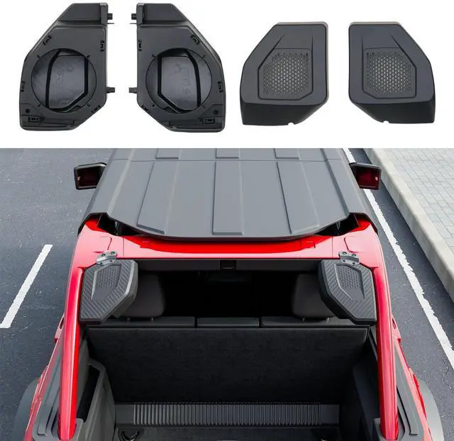 Main image of 6.5-Inch Rear Speaker Pods Compatible with 2021-2025 Ford Bronco | Pod Speaker Enclosure Replacement for 2021-2025 Ford Bronco 4 Door Accessories