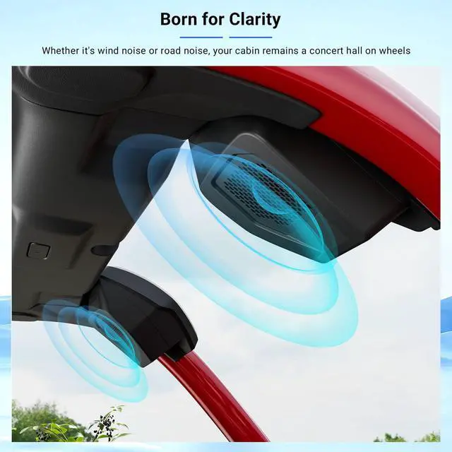 Alt view image 4 of 6 - 6.5-Inch Rear Speaker Pods Compatible with 2021-2025 Ford Bronco | Pod Speaker Enclosure Replacement for 2021-2025 Ford Bronco 4 Door Accessories