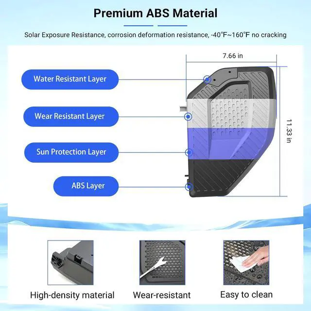 Alt view image 5 of 6 - 6.5-Inch Rear Speaker Pods Compatible with 2021-2025 Ford Bronco | Pod Speaker Enclosure Replacement for 2021-2025 Ford Bronco 4 Door Accessories