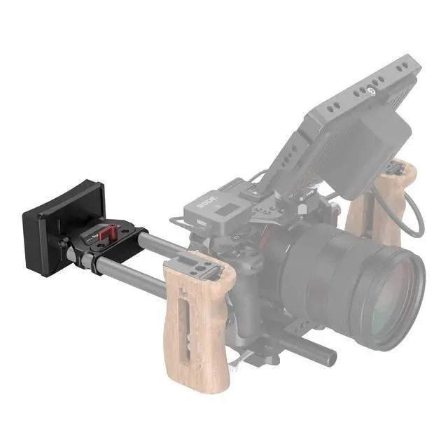 Alt view image 4 of 6 - Lightweight Chest Pad with 15mm LWS Rod Clamp for Handheld Camera Operation - MD3183