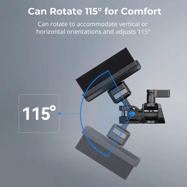 Alt view image 6 of 6 - Lightweight Chest Pad with 15mm LWS Rod Clamp for Handheld Camera Operation - MD3183