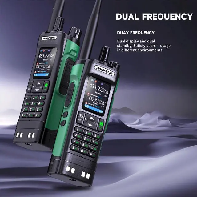 Alt view image 4 of 6 - UV-32 UV32 10W Ham 2 Way Radio GPS One-Key Frequency Matching Writing Frequency APP Satellite Positioning Type-C UV32(1PC) (1)