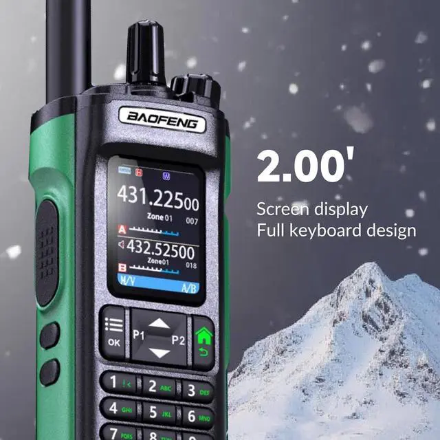 Alt view image 5 of 6 - UV-32 UV32 10W Ham 2 Way Radio GPS One-Key Frequency Matching Writing Frequency APP Satellite Positioning Type-C UV32(1PC) (1)