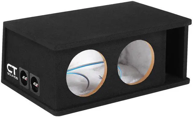 Main image of CT2X8 Dual 8 Kerf Port Universal-Fit Car Subwoofer Box