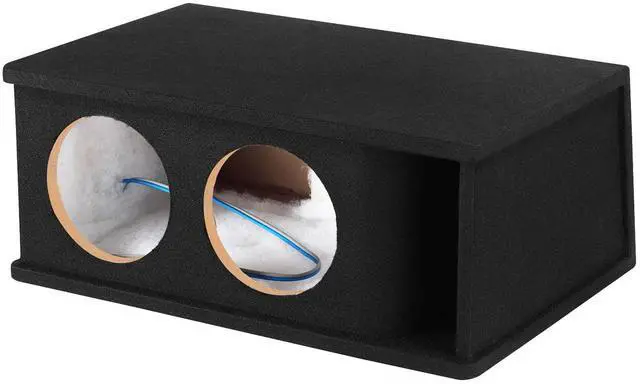 Alt view image 3 of 6 - CT2X8 Dual 8 Kerf Port Universal-Fit Car Subwoofer Box