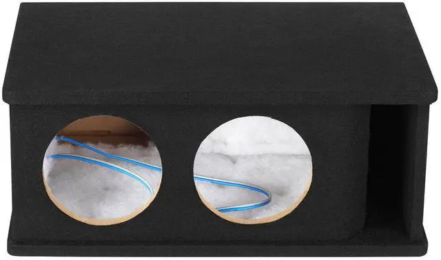 Alt view image 4 of 6 - CT2X8 Dual 8 Kerf Port Universal-Fit Car Subwoofer Box