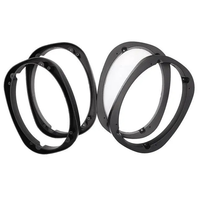 Alt view image 4 of 6 - 2 Pair 6x9 Speaker Spacer Adapter Universal Plastic Vehicle Car Ring Mount, 6X9 Speakers Spacer Bracket Audio Mat