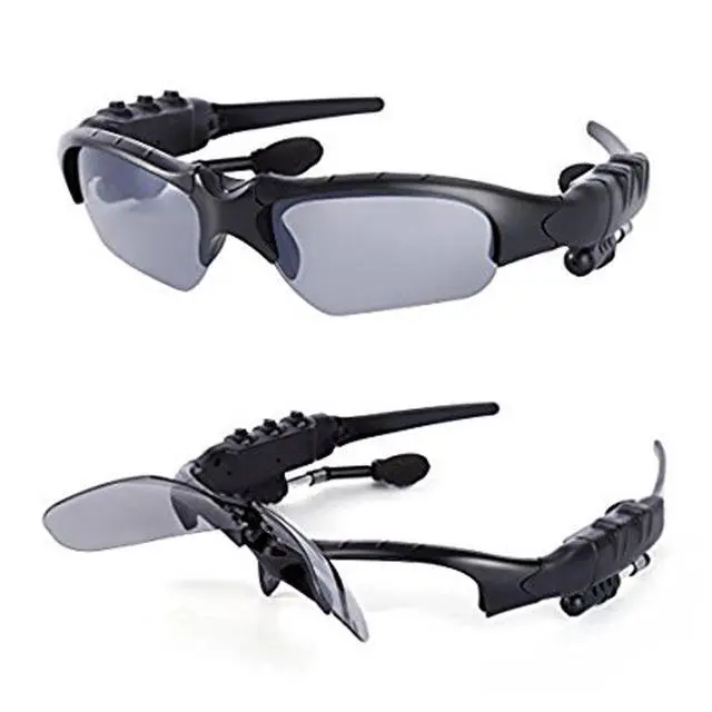 Alt view image 5 of 6 - Wireless Bluetooth MP3 Polarized Lenses Music Sunglasses V4.1 Stereo Handfree Headphone for iPhone Samsung Most Smartphone or PC (Black)