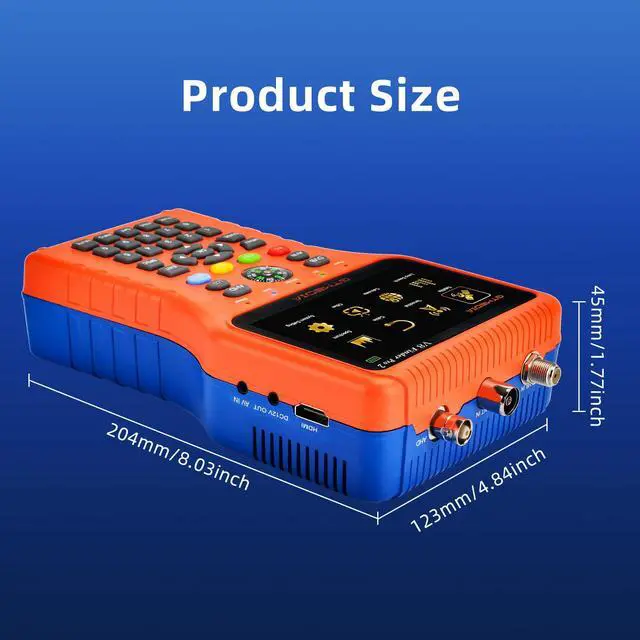 Alt view image 5 of 6 - GT Media V8 Finder Pro Satellite Finder Meter SAT Finder TV DVB-S2X/S2/S/T2/T/C Signal Receiver H.264 Digital Sat Detector Satellite Recognition for Adjusting Sat Dish