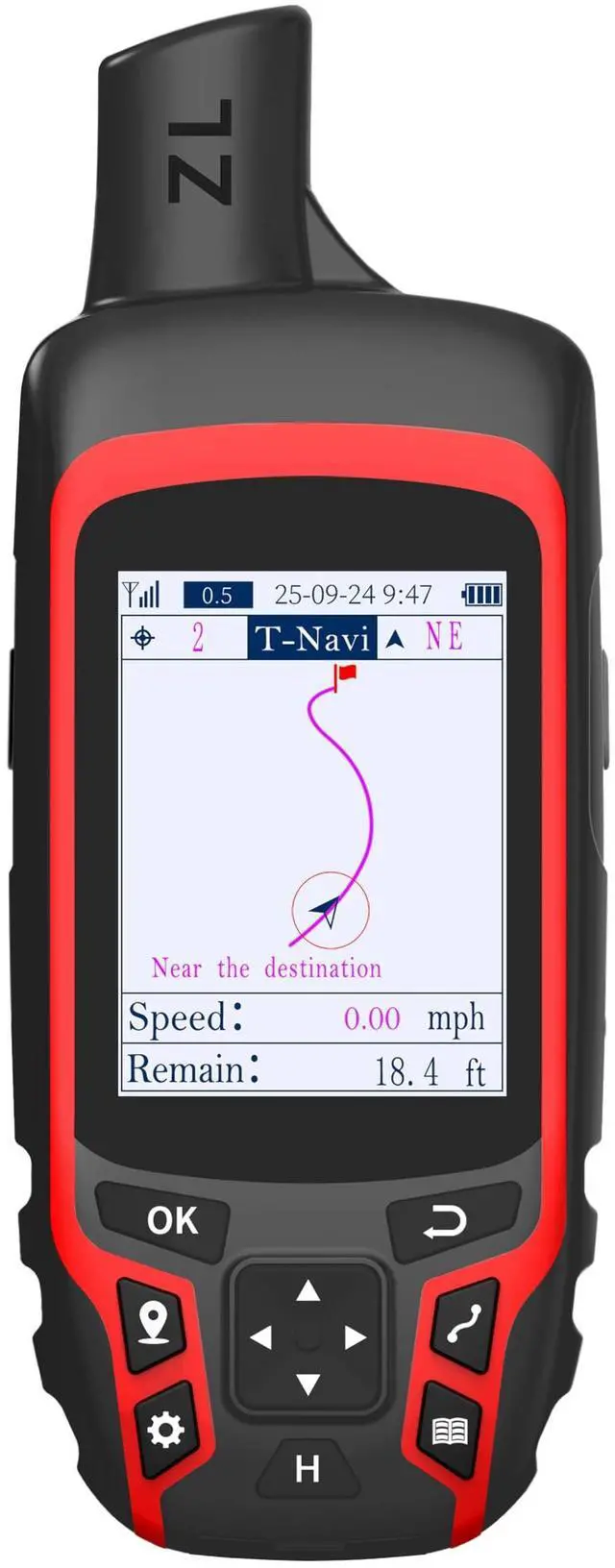 Main image of A6 Handheld GPS for Hiking,Multi GNSS Support,Rugged Navigator | Compact GPS with 2.4" Color Screen, 20 Hours Battery Life for Hiking and All Outdoor Activities