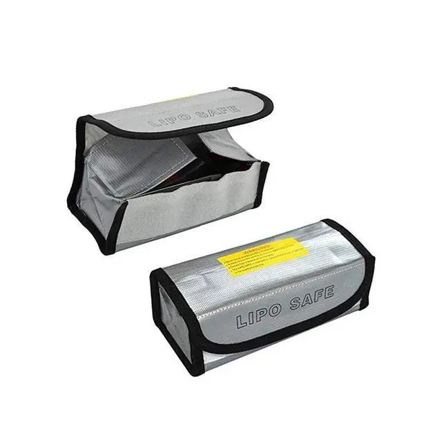 Alt view image 2 of 3 - 4pcs Lipo Battery Fireproof Explosion Proof Bag Storage Guard Safe Pouch 185mm