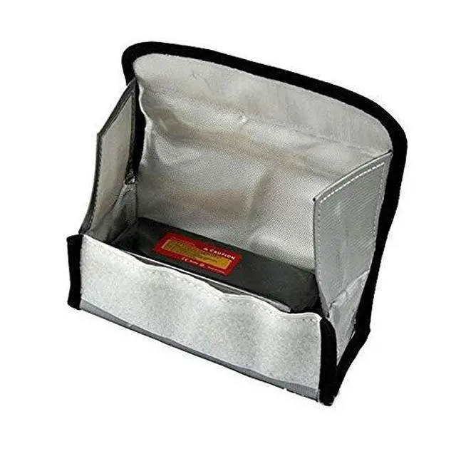 Alt view image 3 of 3 - 4pcs Lipo Battery Fireproof Explosion Proof Bag Storage Guard Safe Pouch 185mm