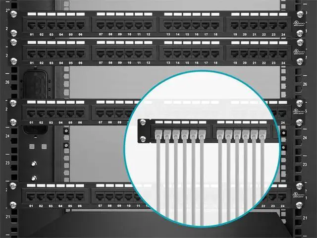 Alt view image 6 of 6 - Patch Panel (568A/B Compatible)