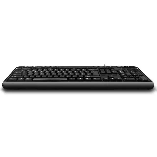 Alt view image 5 of 6 - AKB-132HB Multimedia USB Keyboard with 3 Hubs, Black