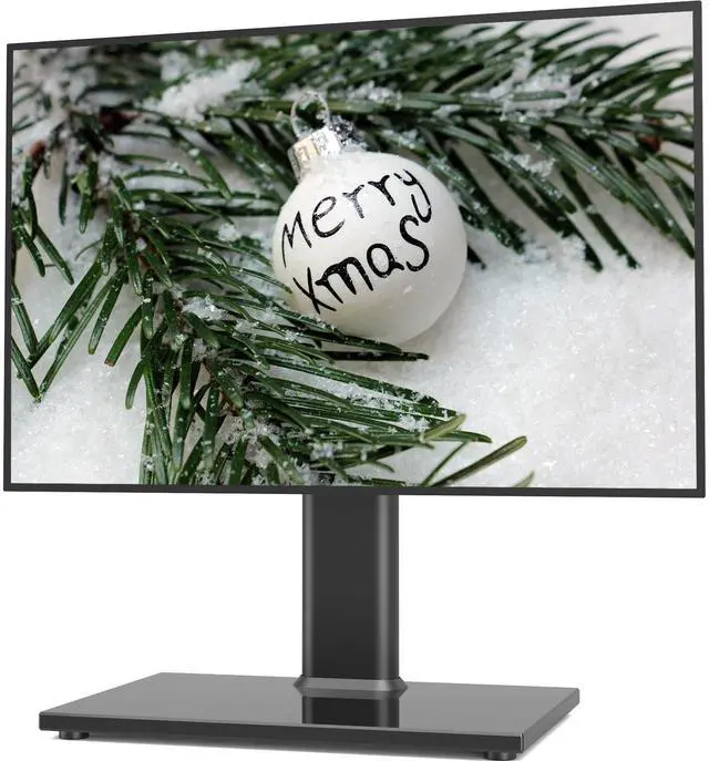 Main image of Universal TV Stand/Base Table Top TV Stand with Wall Mount for Most 27 30 32 39 40 42 43 49 50 55 60 Inch LCD LED Plasma Flat Screen TVs, Vesa Mount Holds up to 88 lbs, 9 Level Height Adjustable