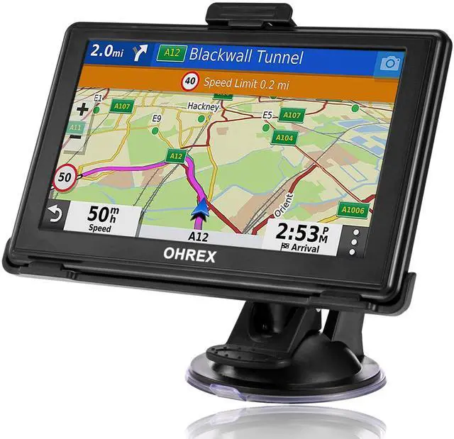 Alt view image 2 of 6 - GPS Navigator for Car,Truck GPS Commercial Drivers 2026,5Touchscreen | 5 Trucker GPS,Latest 2026 Map with Free Updates,Custom Routing,Driver Alerts