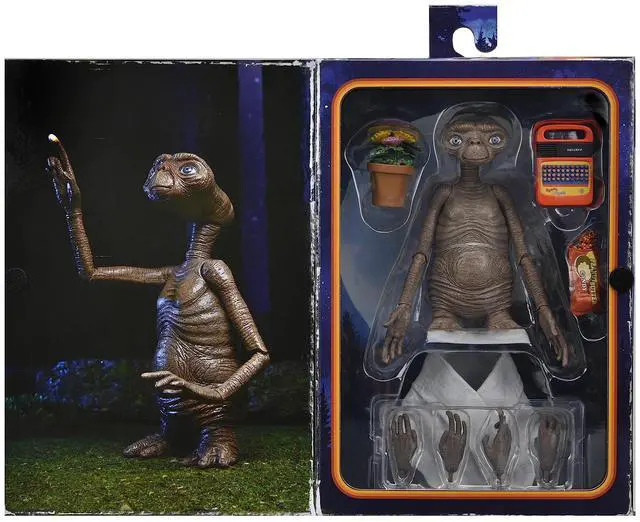 Alt view image 4 of 6 - E.T. - 40th Anniversary E.T. Ultimate 7" Action Figure | E.T. The Extra-Terrestrial 5 Inch Action Figure Ultimate - E.T. Original