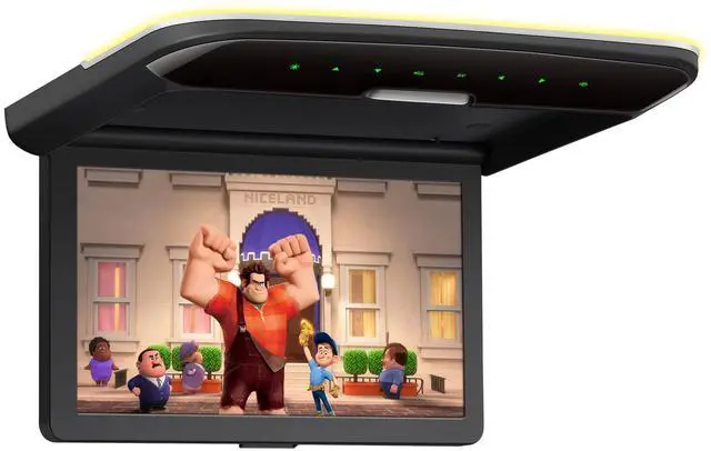 Main image of 10.2 Inch Car Overhead Player, Supports HDMI, WiFi, Built-in Speaker | 1280*720 IPS Screen Flip Down Car Roof-Mount Monitor, Support HDMI, USB, AV Input, In-Car Entertainment