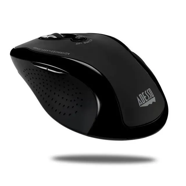 Alt view image 2 of 6 - iMouse G25 Wireless Ergonomic Mouse, Black, 3 Levels Adjustable DPI | 800 1200 1600, 2 Internet Navigation Buttons, 2.4 GHz RF, Right Hand Right Handed, Office Desktop PC Laptop