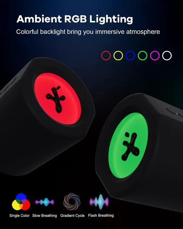 Alt view image 4 of 6 - Dancing Ferrofluid Bluetooth Speaker, Ferro Fluid Sound Visualizer with Colorful Lamp, Cool Magnetic Liquid Ferrofluid Display with Music Rhythm, Audio Visual Decor Venom Desk Toy Gifts for Teens