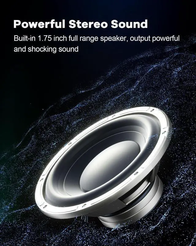 Alt view image 6 of 6 - Dancing Ferrofluid Bluetooth Speaker, Ferro Fluid Sound Visualizer with Colorful Lamp, Cool Magnetic Liquid Ferrofluid Display with Music Rhythm, Audio Visual Decor Venom Desk Toy Gifts for Teens