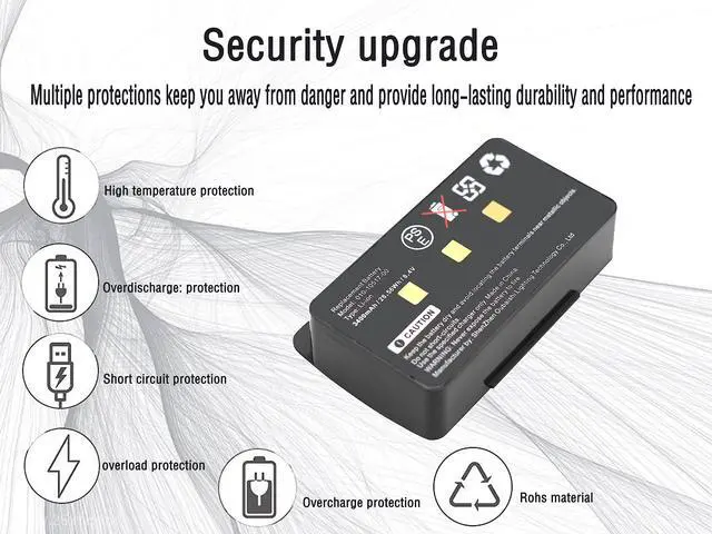Alt view image 3 of 3 - 3400mAh Battery for gpsmap 496 GPSMAP 276 GPSMAP 276c GPSMAP 296 GPSMAP 396 GPSMAP 376 GPSMAP 376C GPSMAP 378