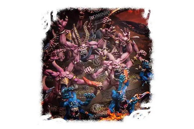 Alt view image 2 of 6 - Daemons of Tzeentch Pink Horrors