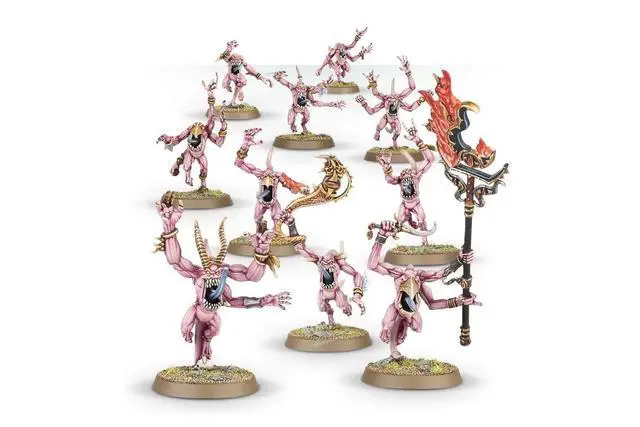Alt view image 3 of 6 - Daemons of Tzeentch Pink Horrors