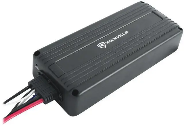 Alt view image 2 of 6 - ATV300 Mono UTV/Motorcycle/ATV Amplifier, IP65 Micro Powersport | 1200W Peak / 300W RMS at 2 Ohm, Class D, Waterproof RCA Input, High-Level Input, MOSFET, Sealed Wiring, Anti-Rust