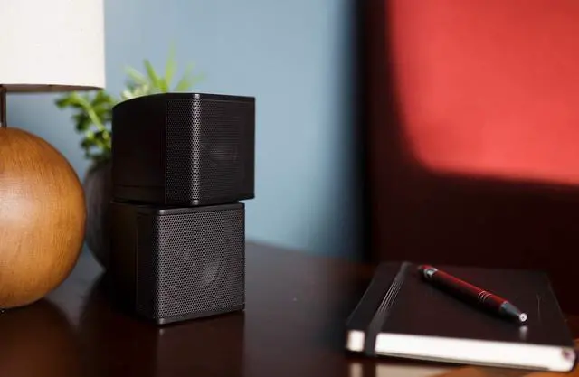 Alt view image 2 of 6 - MC2.5B Dual 2.5 Swiveling Surround Sound Mini Cube Speaker (Pair, Black) (Without Brackets)