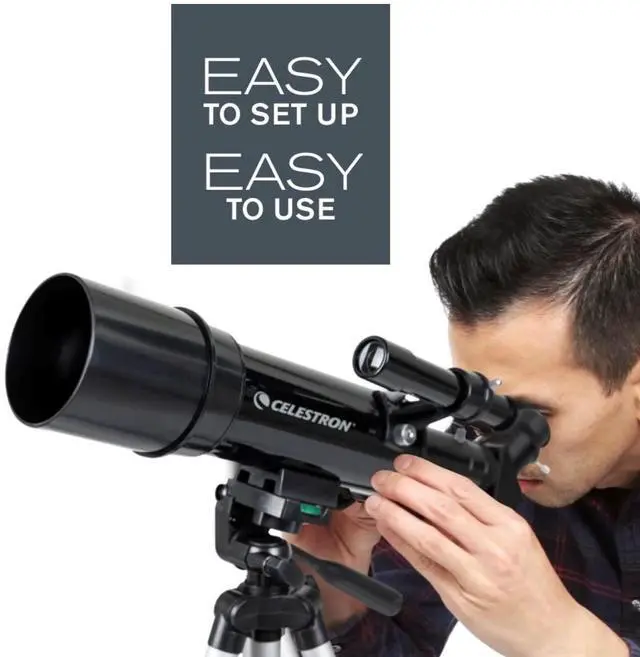Alt view image 3 of 6 - Travel Scope 60 Refractor Telescope