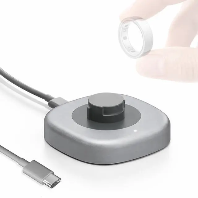 Main image of Smart Ring Charger Compatible with Ou-ra Ring 4, Fast Charging Dock and Type-C Cable (Size 09)