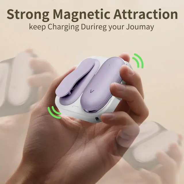 Alt view image 6 of 6 - 2-in-1 Magnetic Charging Dock for PLAUD NotePin Voice Recorder with USB-C Braided Cable, Fast Charging Replacement Accessory for NotePin AI Voice Recorder