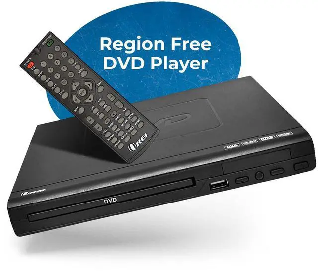 Alt view image 3 of 6 - Region Free HDMI DVD Player - Multi Zone 1, 2, 3, 4, 5, 6 Supports 1080P - Compact Video Player - USB Input - Built-in PAL/NTSC - Remote Control - Worldwide Voltage (DVD-Z9H)