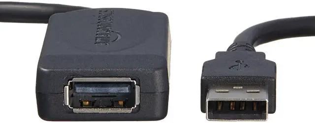 Alt view image 2 of 5 - USB 2.0 Extension Cable, USB-A Male to Female Active Repeater Cable for Printer, Mouse, Keyboard or Scanners, 480Mbps High-Speed Data Transfer, 32 Feet, Black