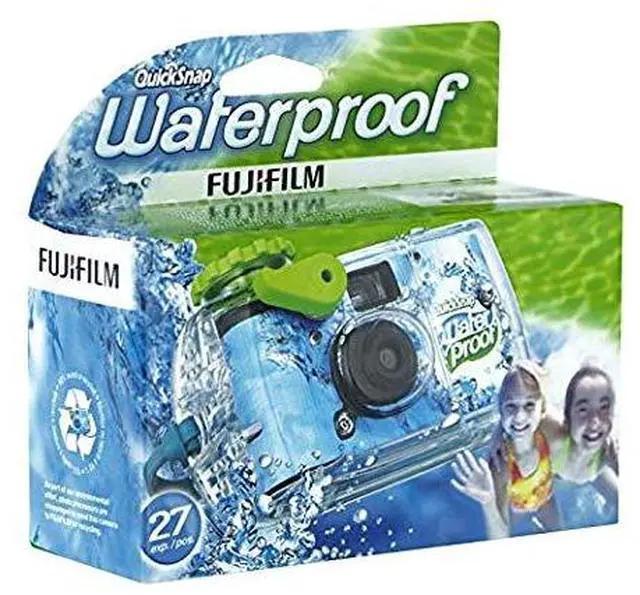 Alt view image 2 of 3 - Quick Snap Waterproof 27 exposures 35mm Camera 800 Film, 1 Pack + Quality Photo Microfiber Cloth (2 Pack)