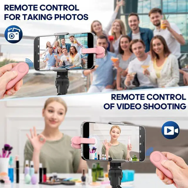 Alt view image 3 of 6 - RF Remote Control Page Turner for Kindle Paperwhite,Kindle Accessories Remote Photo and Video for E-Book iPhone iPad Android Tablets Reading Novels Comics Remote Control Extenders(Pink)