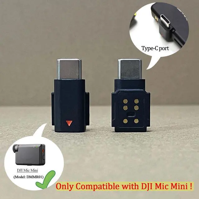 Alt view image 3 of 6 - Original OEM USB-C Adapter for DJI Mic Mini and Mic Mini 2S Receivers