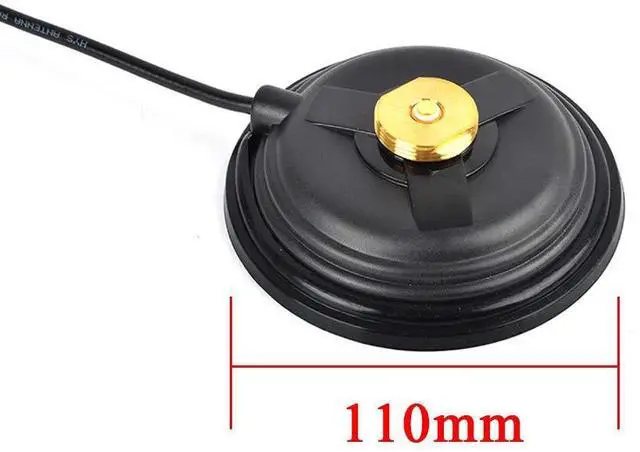 Alt view image 2 of 6 - 4.3inch NMO Magnetic Mount | 14KG Suction, Mobile Radio Antenna Base, 5M RG58 Coaxial Cable PL-259 Plug, for Vehicle Truck NMO CB/HF/VHF/UHF Antenna