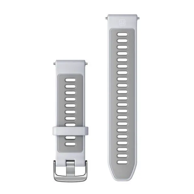 Alt view image 2 of 2 - QuickFit 22 mm Watch Band - Whitestone/Powder Gray