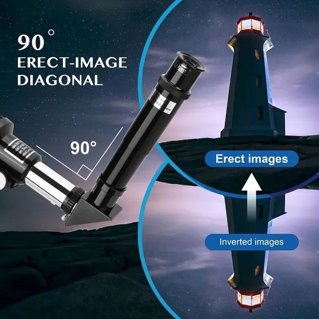 Alt view image 5 of 6 - 70/300 Portable Telescopes with Tabletop Tripod 2 Eyepieces for Kids and Astronomy Beginners with Finderscope and Smartphone Adapter Moon Filter 3X Barlow,Space,Gifts (150, x)