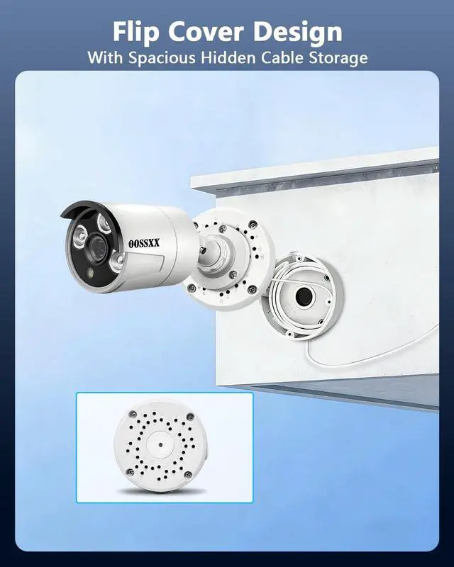 Alt view image 6 of 6 - Metal Aluminum Waterproof Junction Box Mount Bracket, 4Packs | Universal for Bullet Security Camera Waterproof Hide Cable Junction Boxs Compatible Video Surveillance Cameras