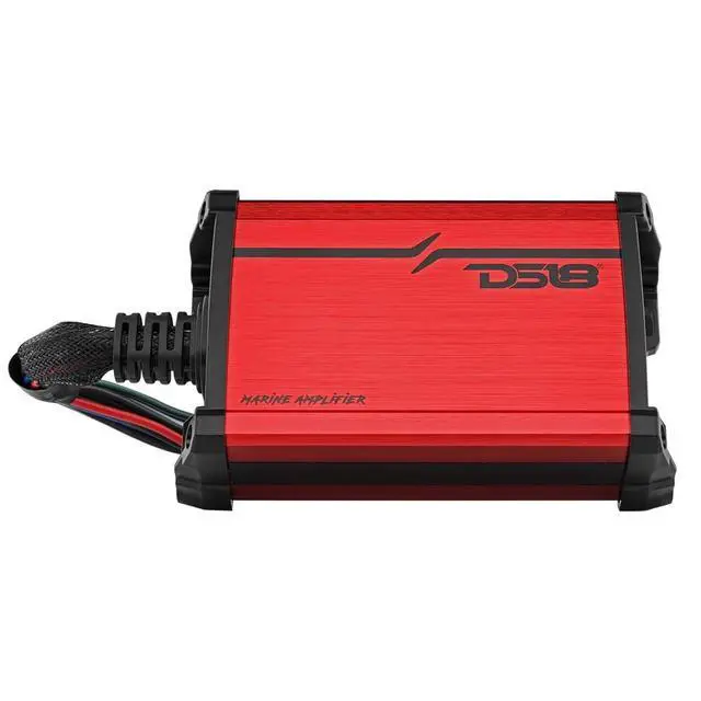 Alt view image 4 of 6 - MP.4A Marine and Powersports Amplifier 4-Channel Full-Range Class D 4 x 40 Watts Rms @ 4-Ohm - Compact IP55 Water-Resistant Amp 480W Max Power - Great for Marine/Motorsports and All Applications
