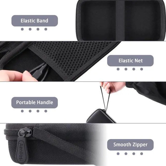 Alt view image 3 of 6 - Case for UGREEN 25000mAh 145W Power Bank, Black | EVA case construction, Water-resistant design, Dust-resistant design, Protective case only