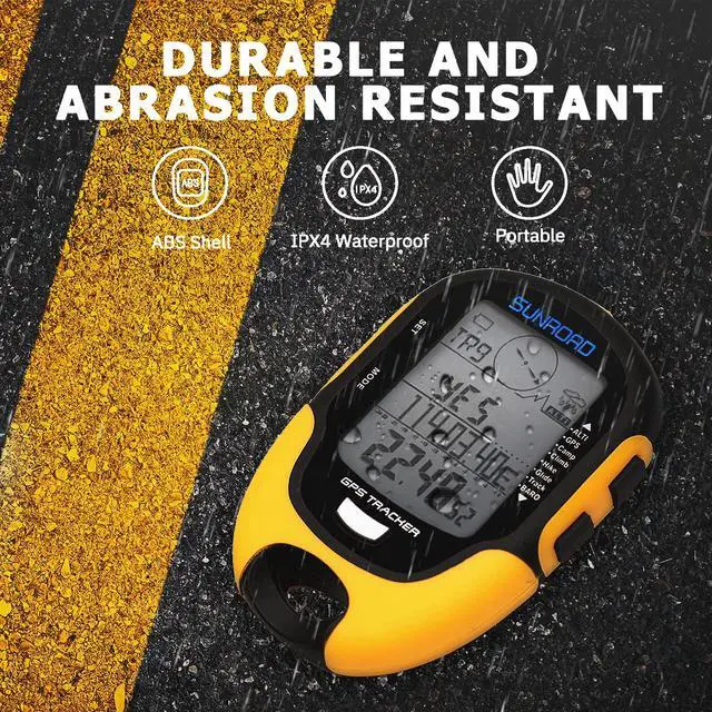 Alt view image 4 of 6 - Altimeter GPS Digital Waterproof Outdoor Altitude Pre-Warning Remind Compass Stopwatch Sports -Barometer Weather Forcast Pedometer